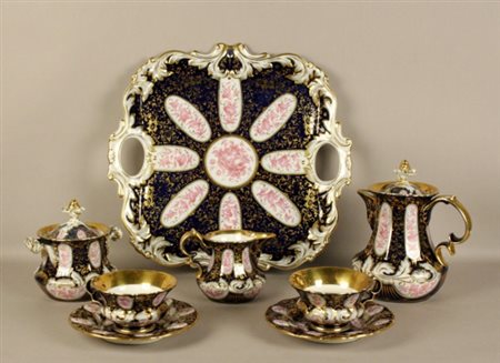 Firmato. Servizio da caffè per due persone composto da sei pezzi in...