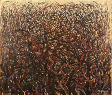 Firmato. TETTAMANTI AMPELIO - Nato a Laveno (Varese) nel 1914. Morto ad...