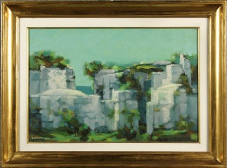 Firmato, datato. CONVERSANO ROMANO - Nato a Rovigno d'Istria nel 1920. Tra le...