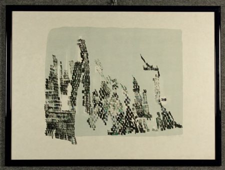 Firmato. VIEIRA DA SILVA MARIA ELENA - Nata a Lisbona nel 1908. Morta a...