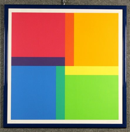 Datato. LOHSE RICHARD PAUL - Zurigo, 1902-1988. Litografia su cartoncino...