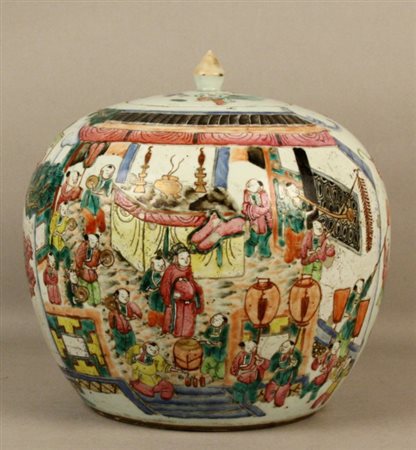 Datato. Vaso portariso in ceramica decorata raff. ''TESTA DEL DRAGONE''....