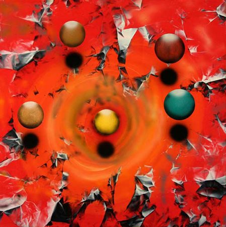 RENATO NATALE BALDASSARRE CHIESA Lecco 1947 Sfera termica, 2006 tecnica mista...