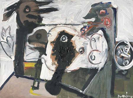 BERNARD DAMIANO’ Saretto (Cn) 1926 - Nizza (Francia) 2000 Le tre maschere...