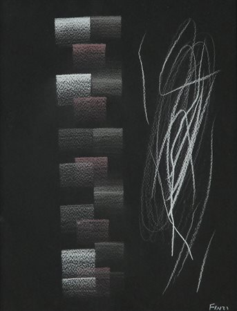 ENNIO FINZI Venezia 1931 Senza titolo, (anni 2000) pastelli su cartoncino...