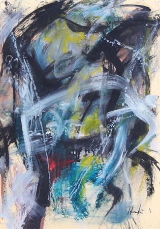 SILVIO FORMICHETTI Pratola Peligna (AQ) 20/03/1969 Senza titolo olio su carta...