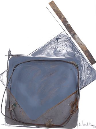 ANTONIO IEVOLELLA Benevento 1952 Senza titolo, 2008 tecnica mista e metallo...