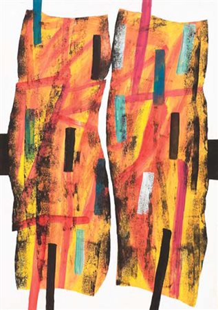 IGNAZIO MONCADA Palermo 04/06/1932 La figura del doppio, 2005 olio e tecnica...