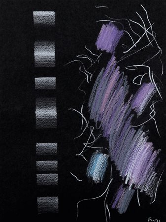 ENNIO FINZI Venezia 1931 Senza titolo, (anni 2000) pastelli su cartoncino...