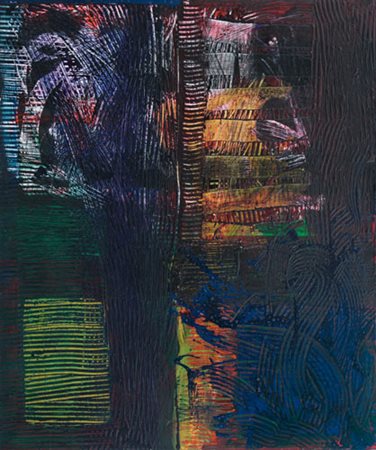 ALBERTO PARRES Tangeri (Marocco) 26/08/1953 Davanti a casa sua, 1995 acrilico...