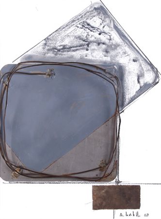 ANTONIO IEVOLELLA Benevento 1952 Senza titolo, 2008 tecnica mista e metallo...