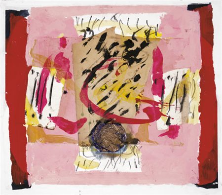 ARTURO CARMASSI Lucca 02/07/1925 Senza titolo tecnica mista e collage su...