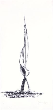 FRANCESCO SOMAINI Lomazzo 1926 Senza titolo, 1957 china su carta cm....