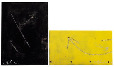 ALEX CAMINITI Messina 1977 Senza titolo, 2005 smalti su piastra in metallo...