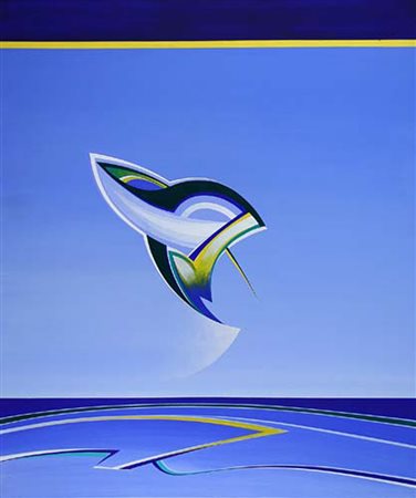 ENZO TARDIA Trapani 09/04/1960 Cullata da Eolo, 2004 olio su tela cm....