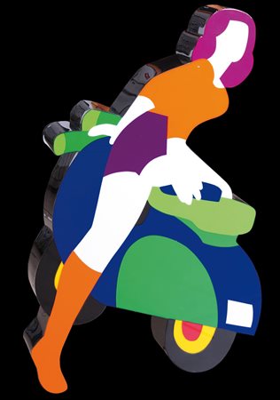 MARCO LODOLA Dorno (Pv) 04/04/1955 Vespa, 2011 perspex + neon (luminosa da...