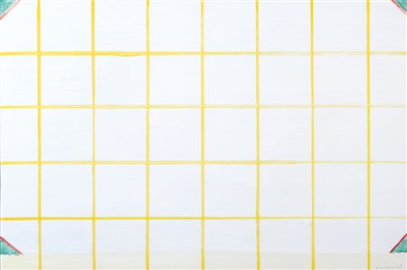 SAVERIO RAMPIN 1930 - 1961 Senza titolo, 1969 olio su carta cm. 20x30, firma...