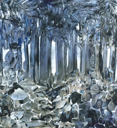 MARCELLO JORI Merano (Bz) 12/12/1951 Giacimento olio su tela cm. 125x115,...