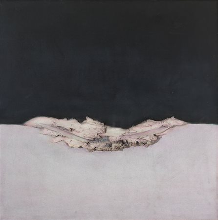 JORGE EIELSON Perù 1924 - Milano 09/03/2006 Senza titolo, 1962 olio e materia...