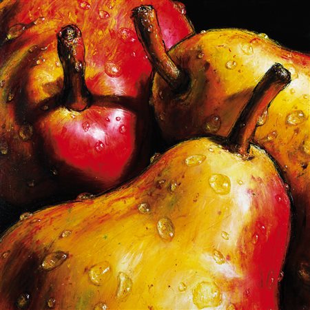 CH ALMÀ Sarroch (Ca) 12/03/1956 Paola acrilico su tela cm. 83x83, titolo e...