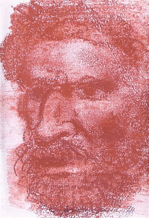 PIETRO ANNIGONI Milano 07/06/1910 - Firenze 1988 Volto sanguigna su carta cm....