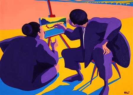 STEFANO GALLI Falconara Marittima (An) 20/11/1950 La moglie del pittore, 2000...