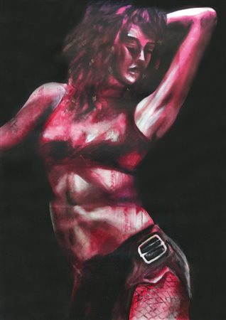 FABIO GIAMPIETRO Milano 1974 Donna danzante, 2005 tecnica mista su tela cm....