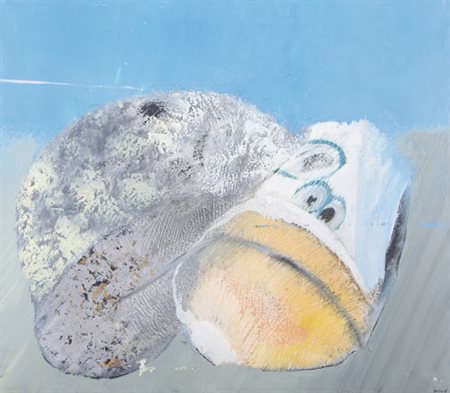 LIBERO FERRETTI Offagna 1944 - Milano 2000 I sassi del mare, 1974 olio su...