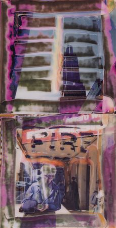 MAURIZIO GALIMBERTI Milano 1956 Woman fire stampa lambda sotto plexiglass cm....