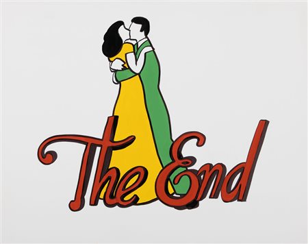 MARCO LODOLA Dorno (Pv) 04/04/1955 The end tecnica mista e smalti su tela cm....