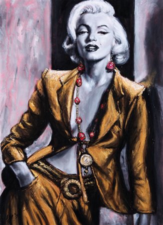 ANTONIO MURGIA Sarroch (Ca) 12/03/1956 Completo Armani, 2009 acrilico su tela...