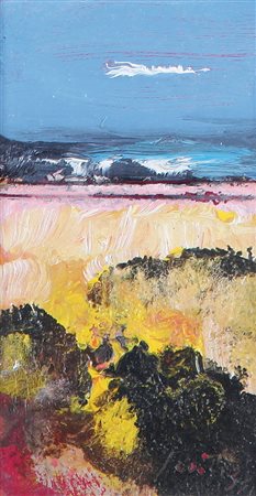 SERGIO SCATIZZI Gragnano (Lu) 20/12/1918 - Firenze 02/12/2009 Paesaggio olio...