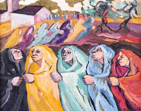 SAVERIO TERRUSO Monreale (Pa) 11/01/1939 - Milano 03/03/2003 Processione a...