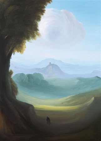 UBALDO BARTOLINI Montappone (Ap) 18/02/1944 Ghiandaia, 1999 olio su tela cm....