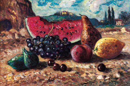 GIOVANFRANCESCO GONZAGA Milano 12/06/1921 - Milano 02/10/2007 Frutti in un...