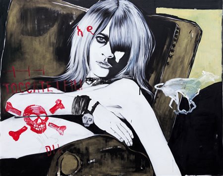 LIDIA BACHIS Roma 16/01/1969 Non toccare, 2010 acrilico e tecnica mista su...