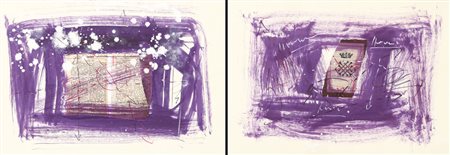 ALEX CAMINITI Messina 1977 Senza titolo tecnica mista e collage su carta cm....