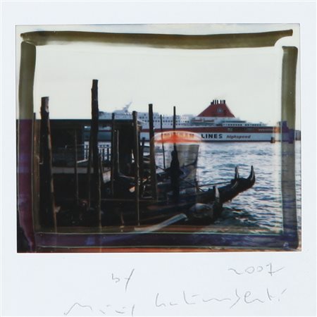 MAURIZIO GALIMBERTI Milano 1956 Senza titolo, 2007 polaroid cm. 10,5x10,3;...