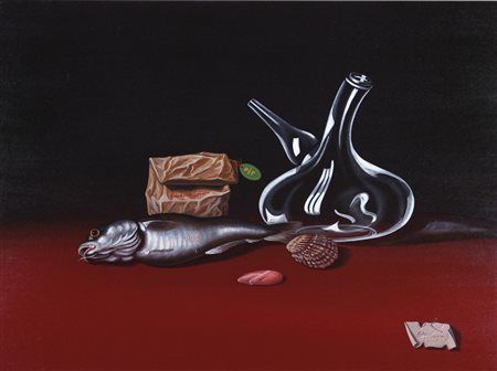 PIER LUIGI CESARINI Roma 1933 - Roma 2006 Il mare in laboratorio, dalla serie...