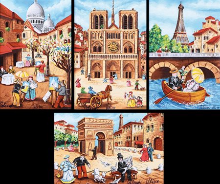 ULISSE Osimo (An) 21/06/1957 Arc de Trionphe, 2005 serigrafia polimaterica...