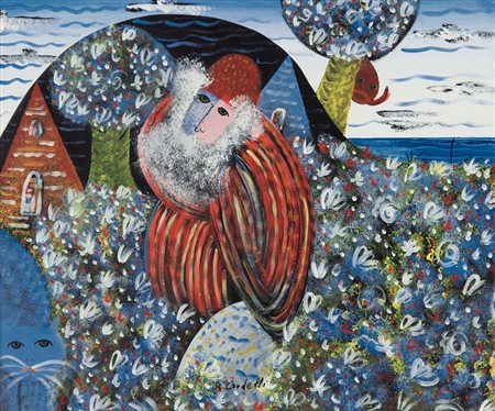 RAIMONDO CARDELLI Marsiglia 08/04/1938 - Lucca 30/06/2008 La mia isola olio...