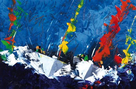 FRANCESCO TORALDO Catanzaro 1960 Ulisse, 2008 olio su tavola cm. 40x60, firma...
