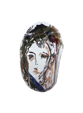 ERNESTO TRECCANI Milano 26/08/1920 - Milano 27/11/2009 Volto scultura in...