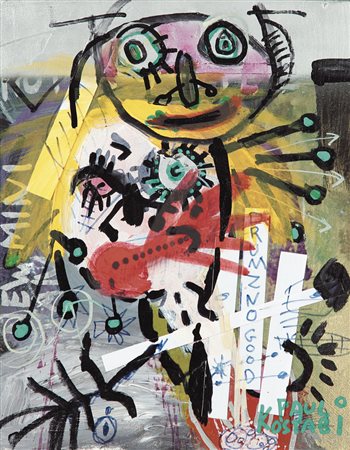 PAUL KOSTABI Whittier (California) 1962 Bowling for soup, 2009 tecnica mista...