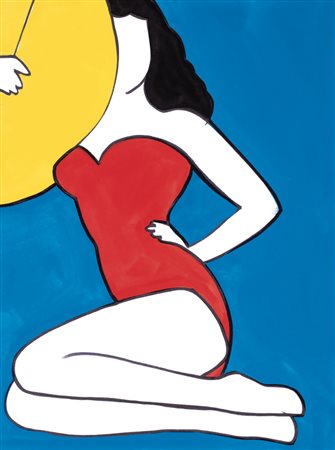 MARCO LODOLA Dorno (Pv) 04/04/1955 Pin Up smalti su tela cm. 80x60, firma sul...