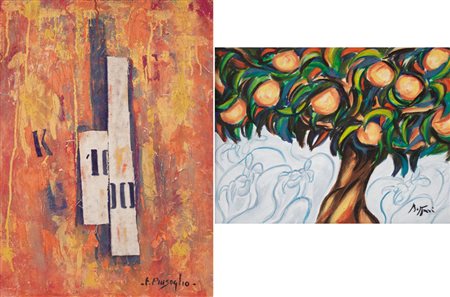 AUTORI VARI FILIPPO PINSOGLIO Murales, 2001 tecnica mista e applicazioni su...