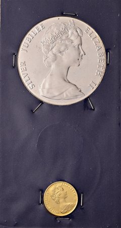 Colonie Inglesi (ex). Elisabetta II. Album con circa 125 monete, quasi tutte...