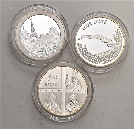 FRANCIA e ex-COLONIE. Secolo XX. Circa 440 monete francesi e altre 190 delle...