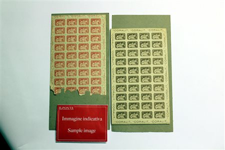 CORALIT 1945Servizi privati, Corrieri Alta Italia. Lotto formato da centinaia...