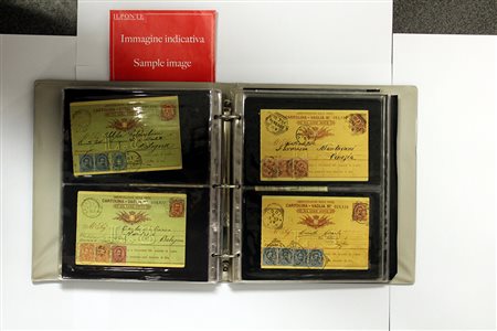 INTERI POSTALI 1888/1966Collezione avanzata e specializzata dei moduli vaglia...
